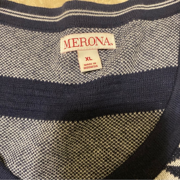 Merona Soft Sweater XL Womens Wear Button Up or Like a Cardigan Sweater - Picture 7 of 10